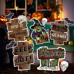 10 Piece Halloween Yard Decorations